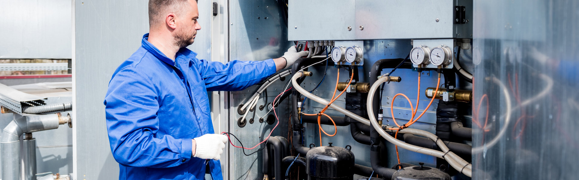 person repairing a wires