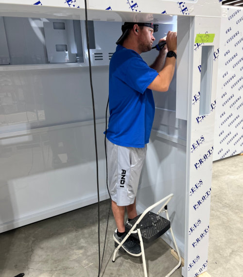 person repairing