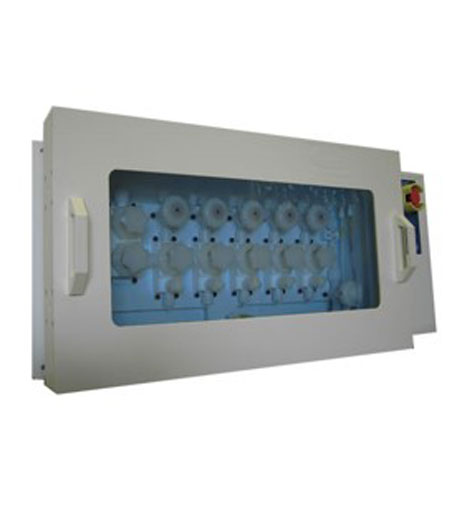 White color valve manifold box with switch